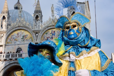 The blue mask