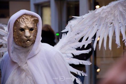 White mask